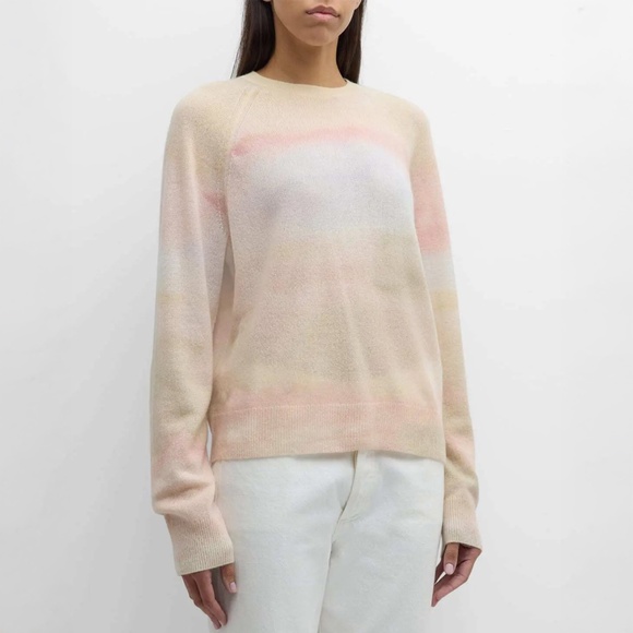 NWT Lafayette 148 New York Ombre Cashmere Sweater Raglan Sleeve $798 - Size XS - Picture 1 of 12